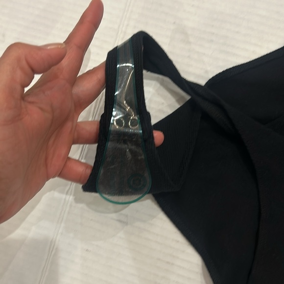 NWOT GOOD AMERICAN RACERBACK TANK RIBBED BODYSUIT In Black Size 3 - Picture 13 of 14